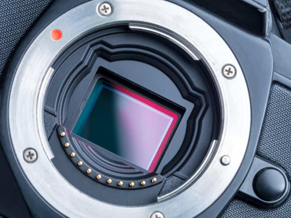 Camera sensor schoonmaken lens