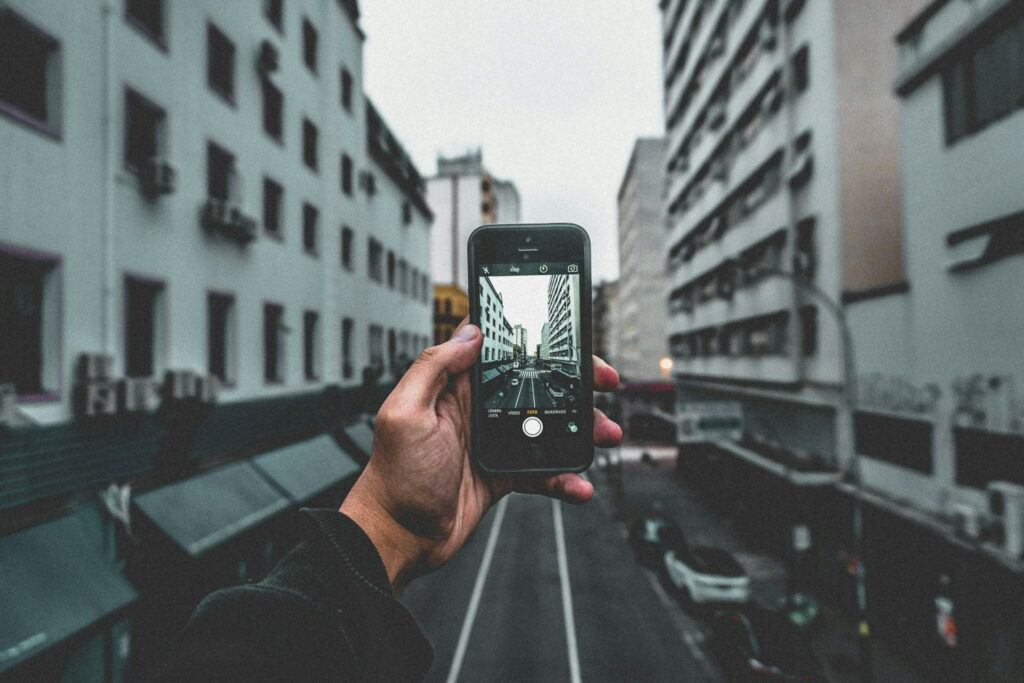 bewerkte foto van stad