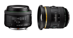 Ricoh Pentax lenzen