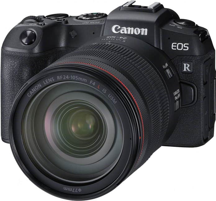 Canon_EOS RP_FrontSlantLeft_RF24-105mm F4 L IS USM