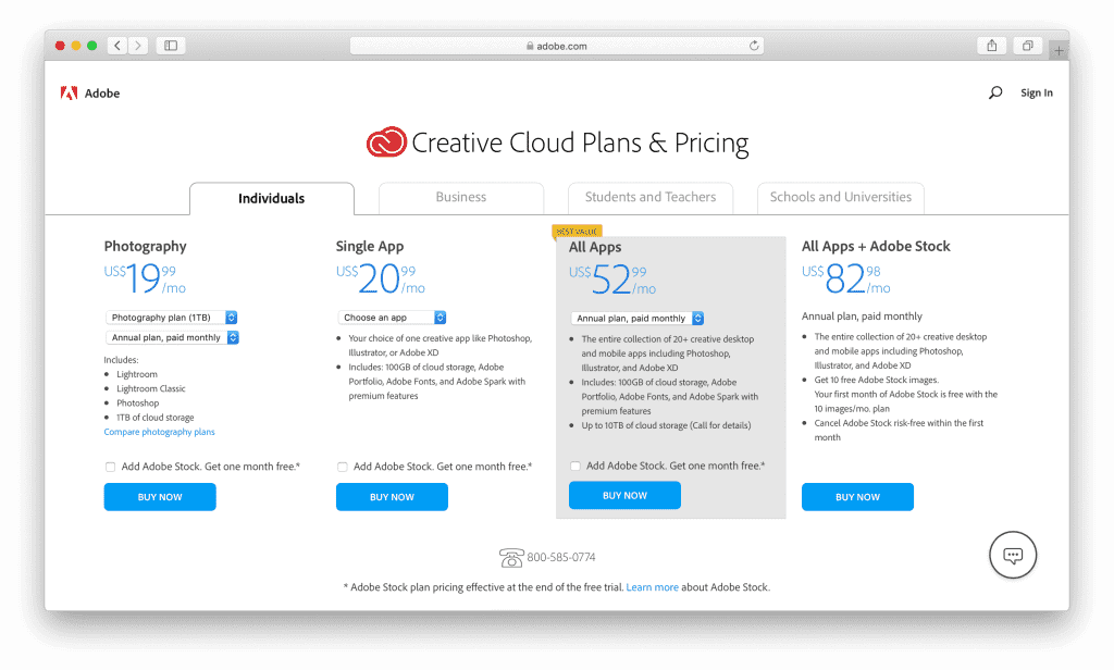 adobe creative cloud