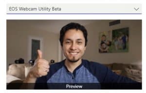 EOS Webcam Utility