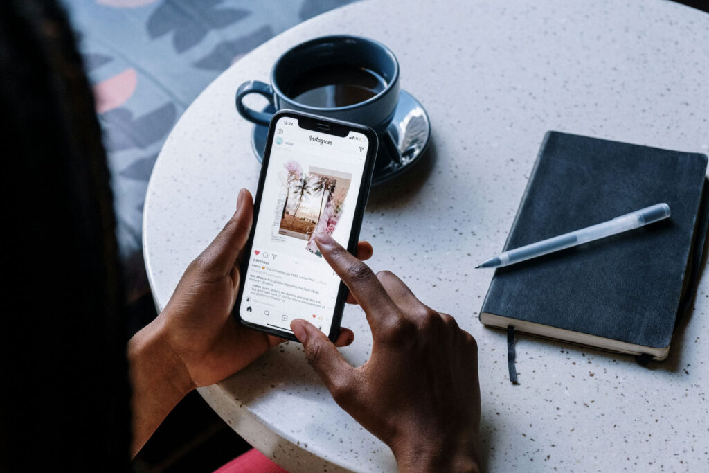 Sociale media fotografen