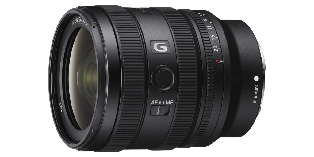 Sony 24-50mm f/2.8 productfoto