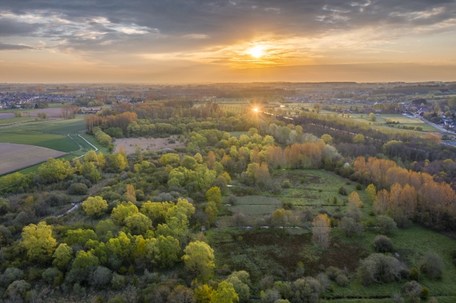 dronefoto van Boelaremeersen