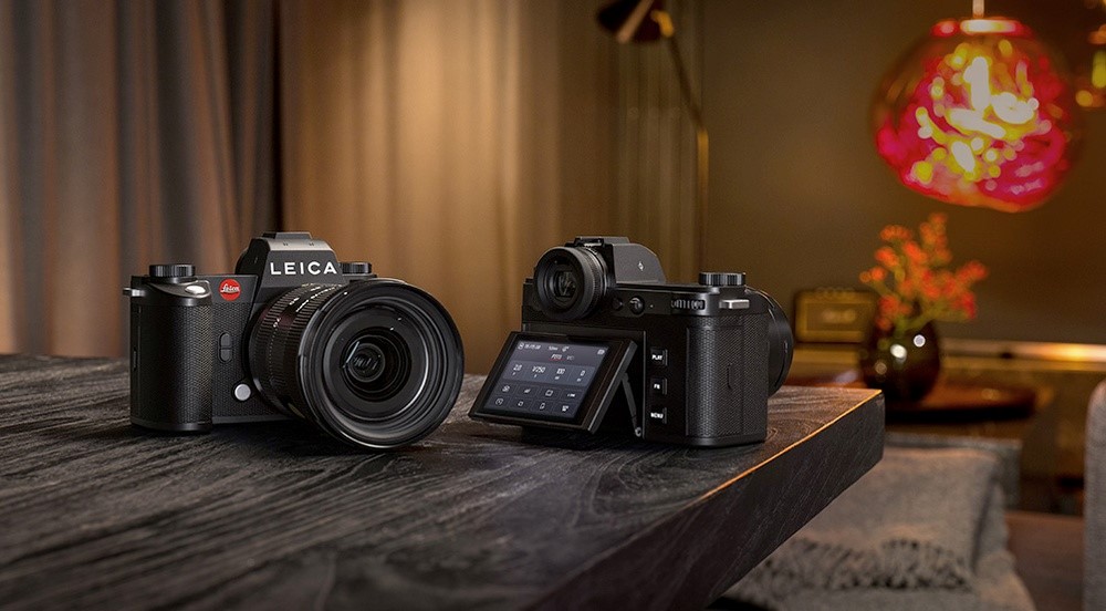 Leica SL3 achterkant en lens