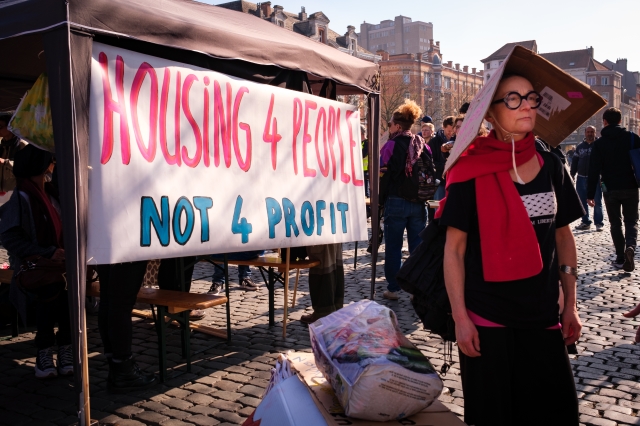 portretfotografie op straat protest