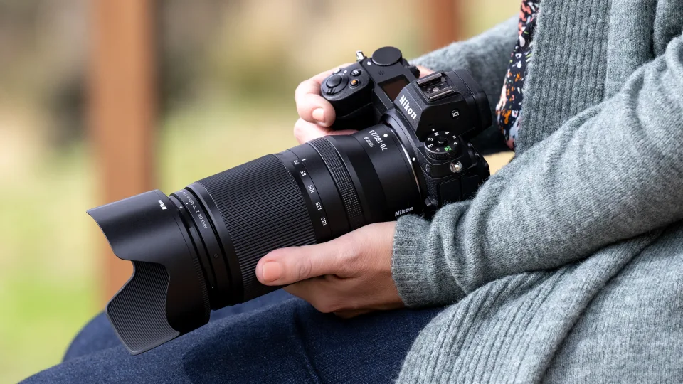Nikon Z 70-180mm f/2.8 op Nikon camera