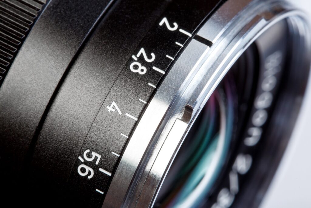 diafragmaring op lens