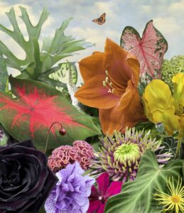 A Perfect World Ruud Van Empel voorbeeldfoto bloemen