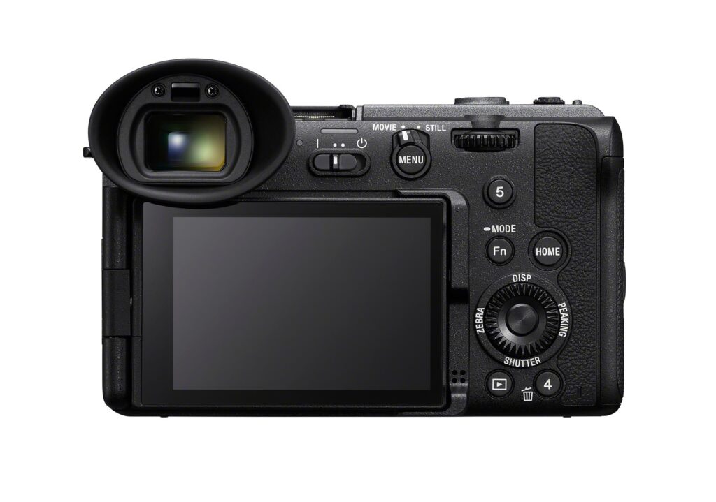 Sony FX2 achterkant