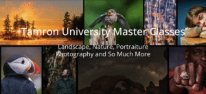 Tamron University header