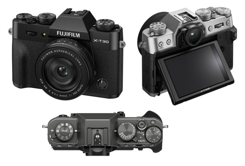 body Fujifilm X-T30 III zilver en charcoal