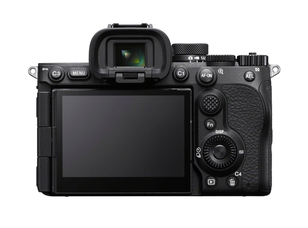 Sony A7 V productbeeld achterkant