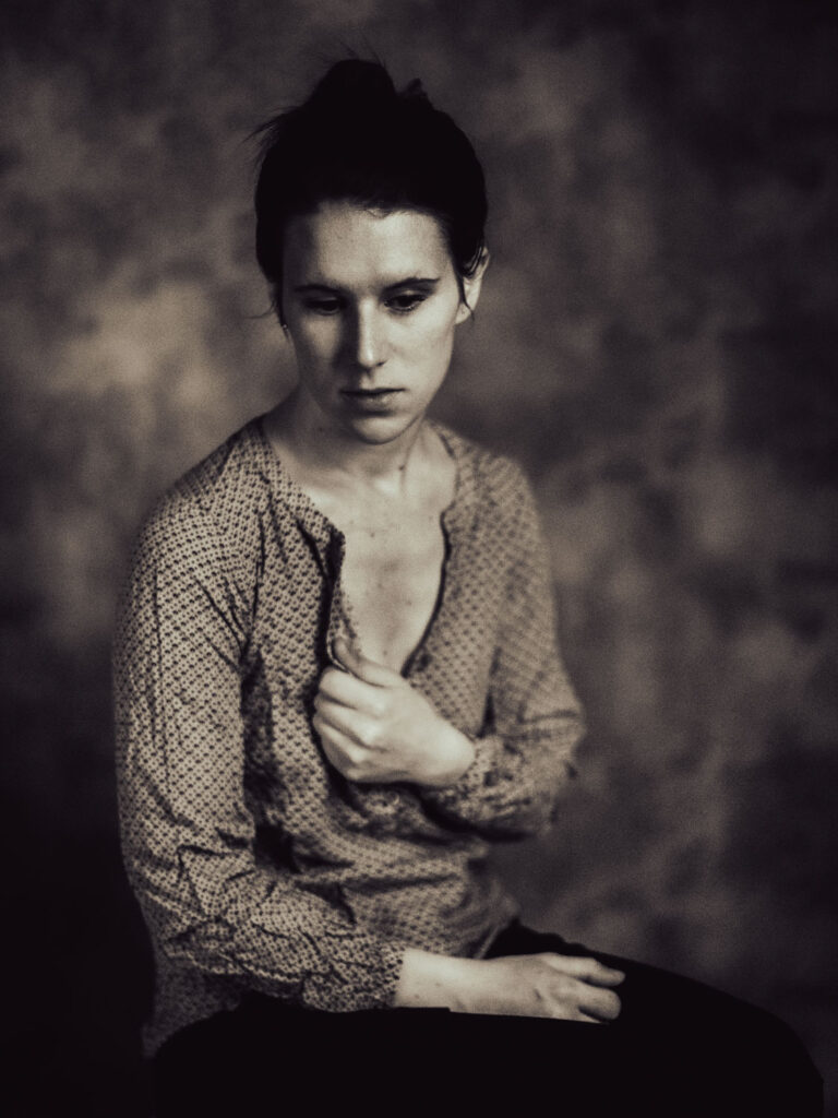 nostalgisch portret dame