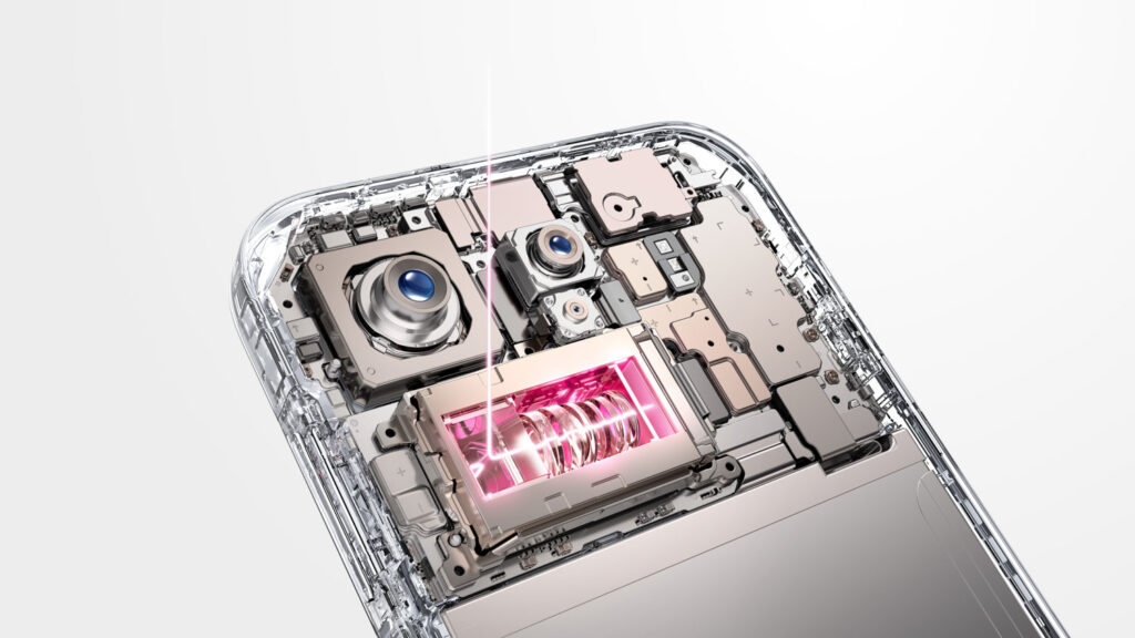 camera-eiland OPPO Find X9 Pro doorsnede 200 megapixel camera
