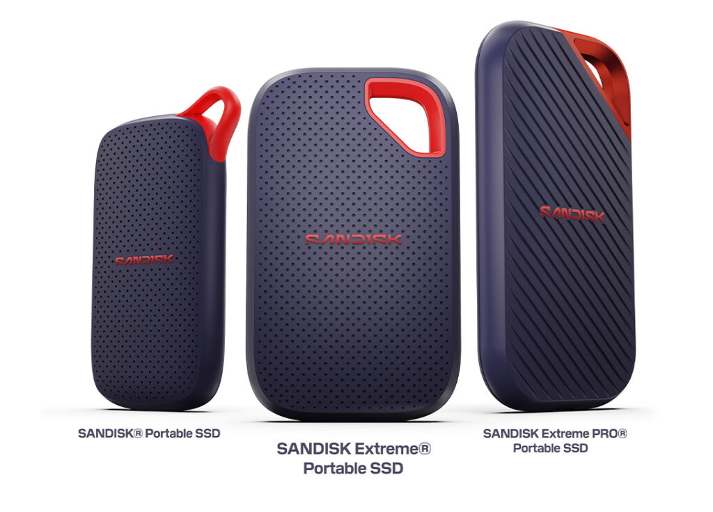 Sandisk portable drie modellen