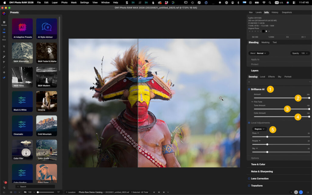 ON Photo RAW 2026 Brilliance AI
