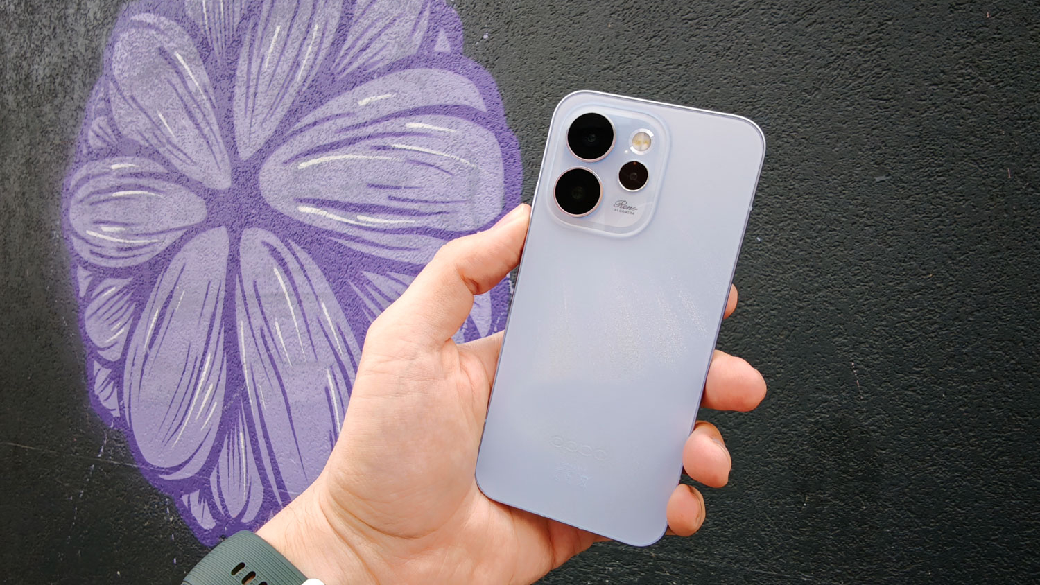 OPPO Reno15 Pro voor paars muurschildering