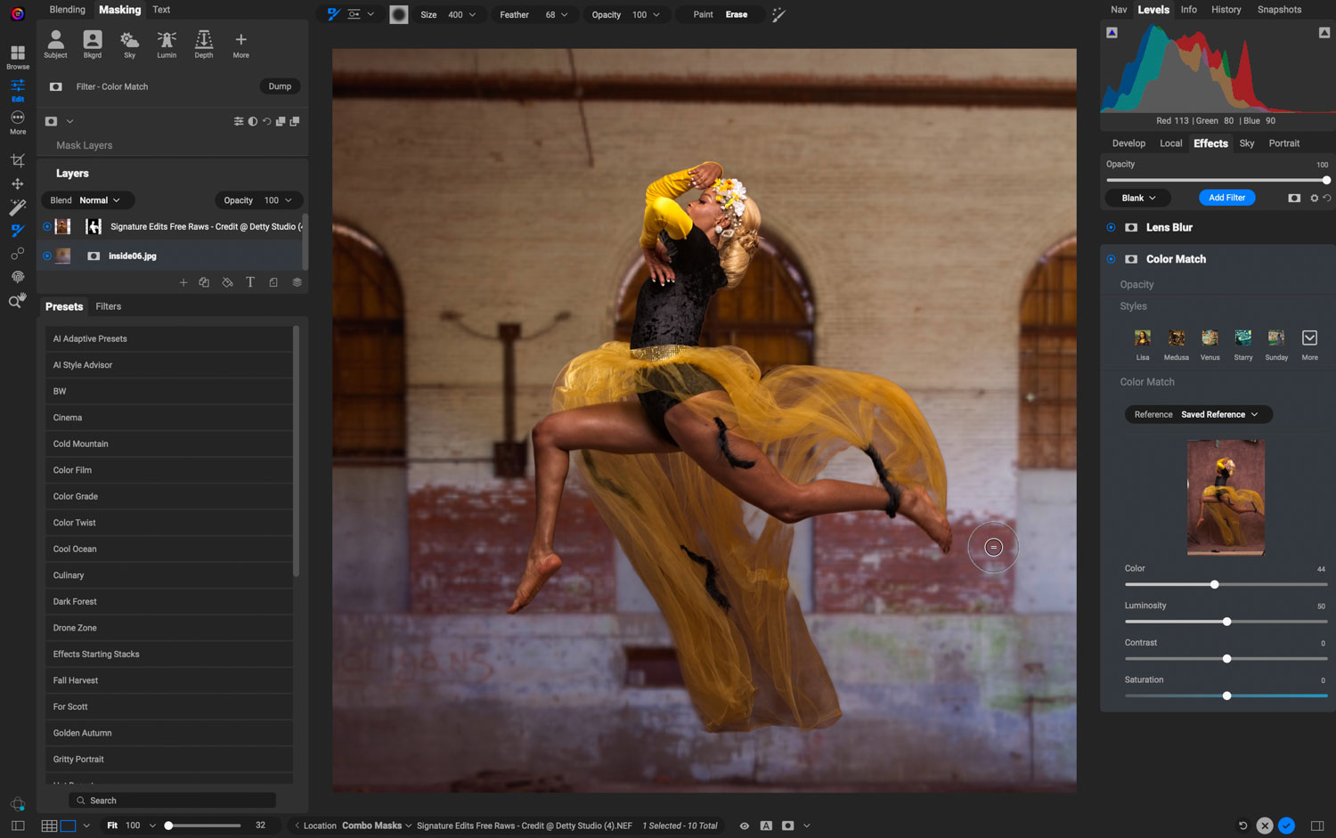 ON1 Photo RAW maskers