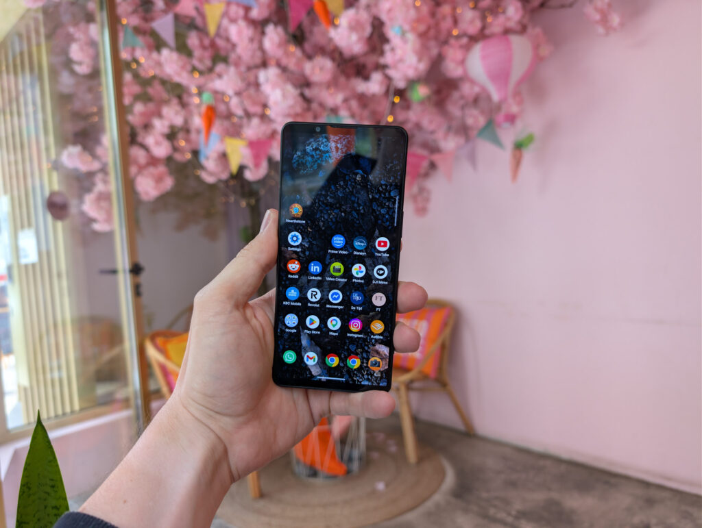 hoofdscherm Sony Xperia 1 VII