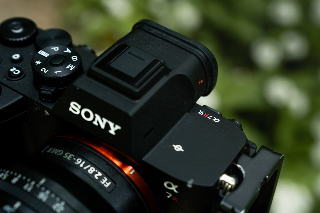bovenkant Sony A7R VI
