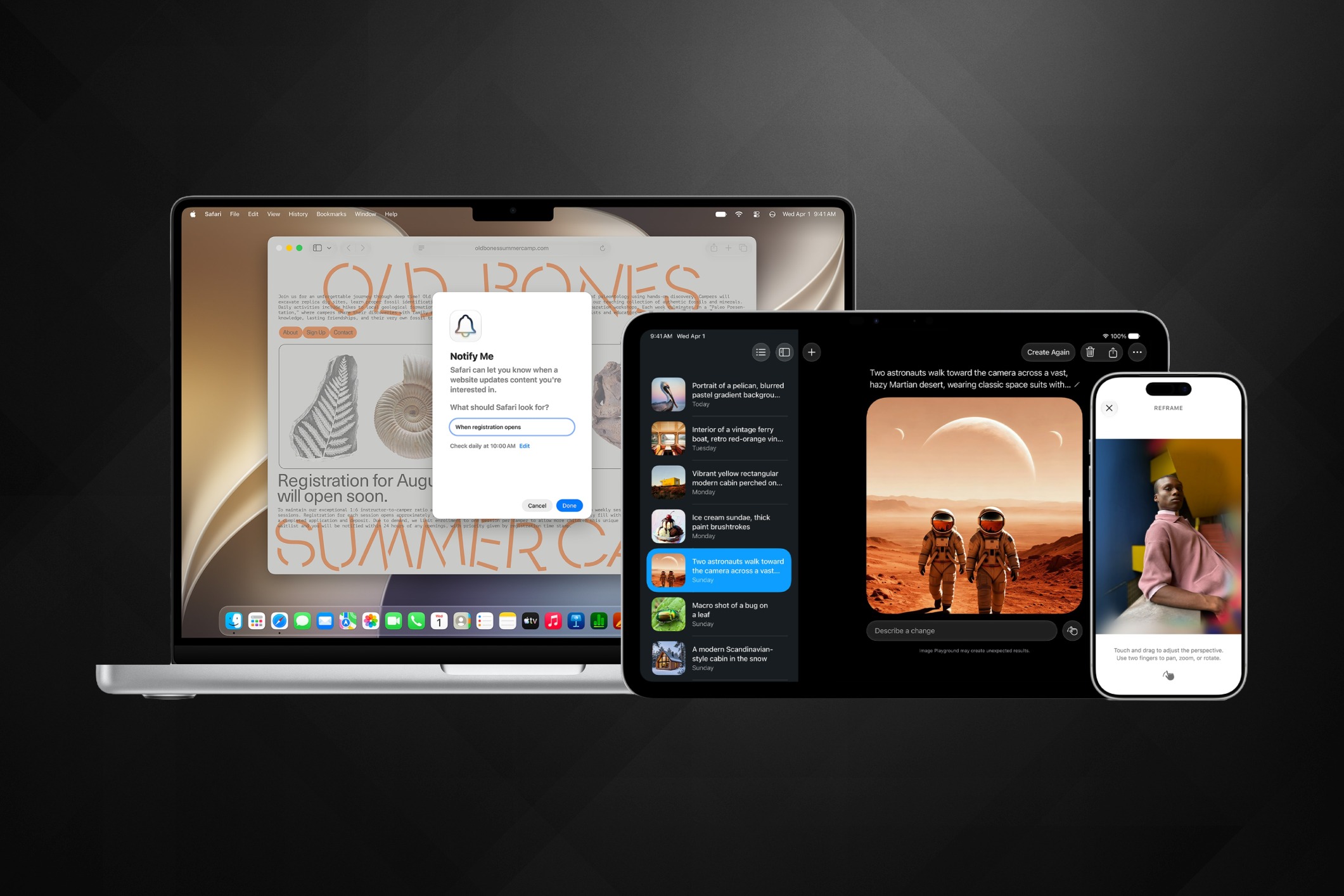 Apple Intelligence fotobewerking