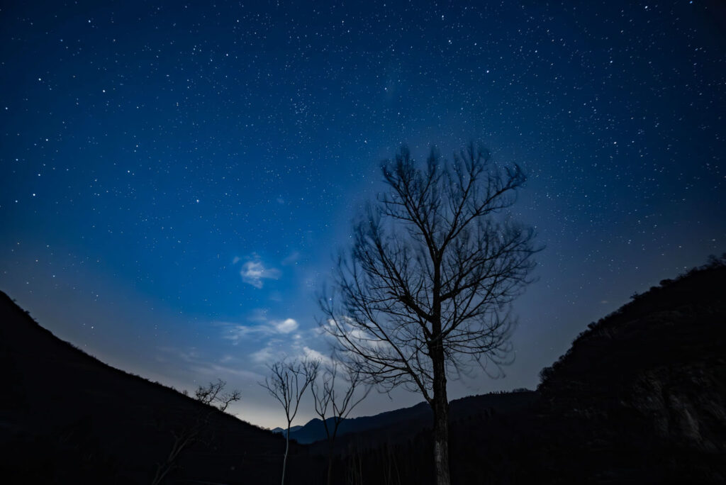 Brightin Star MF 14mm f/2.8 sterrenhemel