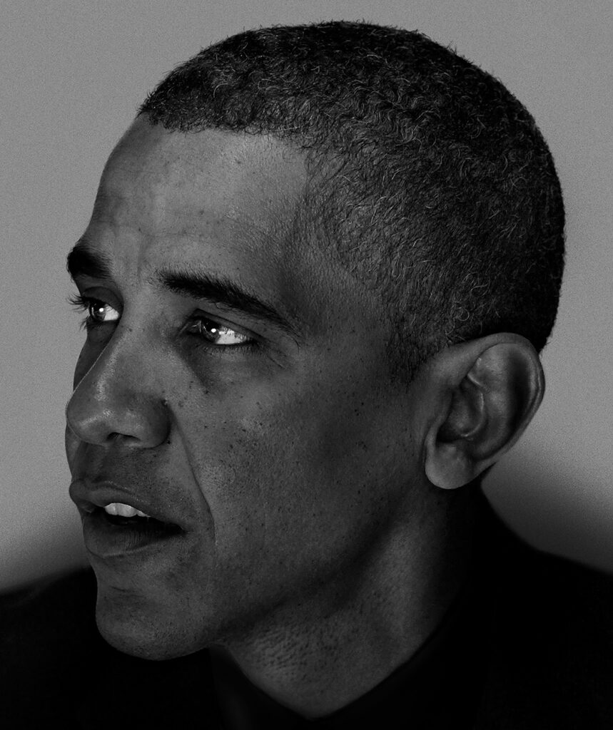 Portretfoto van Barack Obama. The Edge of Things