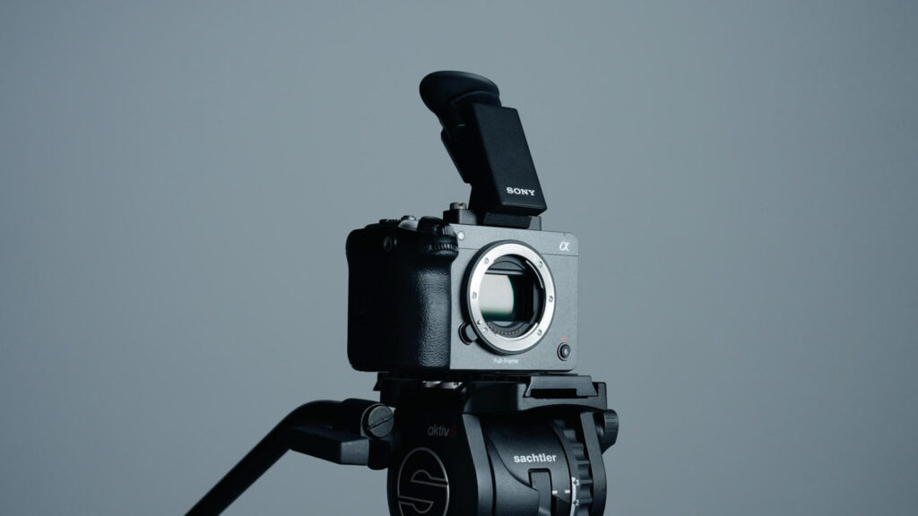 Sony FX5 met afneembare zoeker