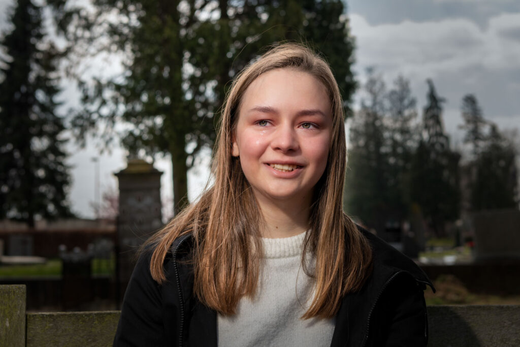 ingetogen portret uit een reeks sociaal geëngageerde fotografie over zwangerschapskeuzes