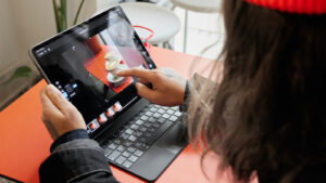 Capture One Mobile op iPad in gebruik