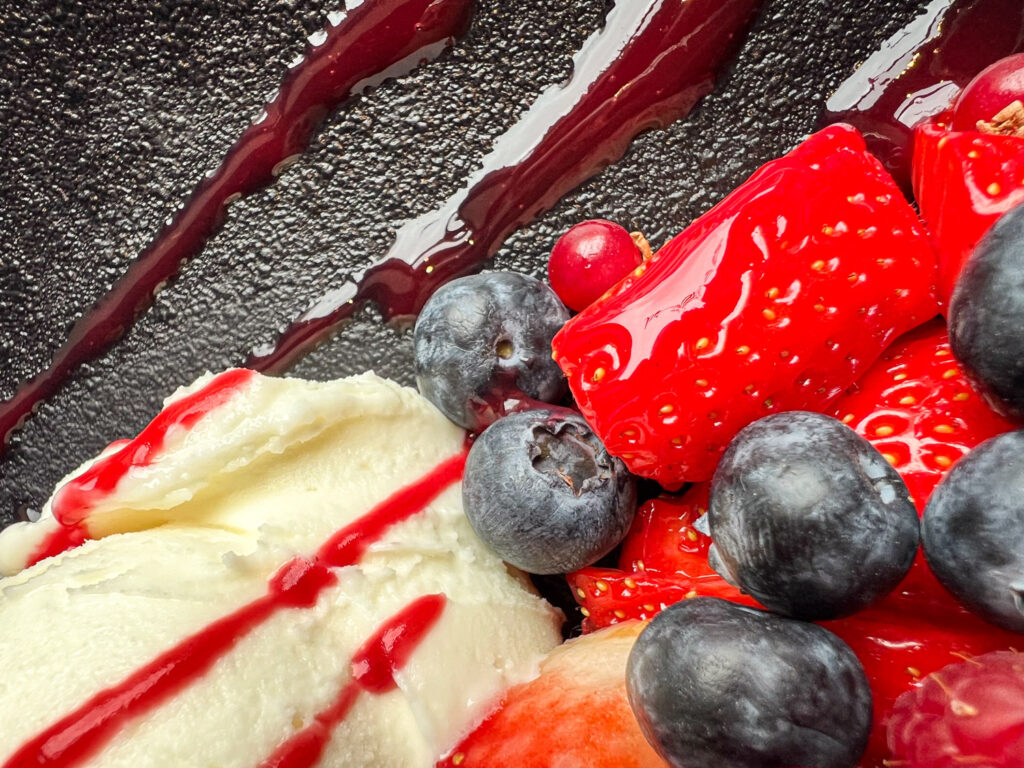 diagonale vlakverdeling als compositie in foodfotografie met de smartphone