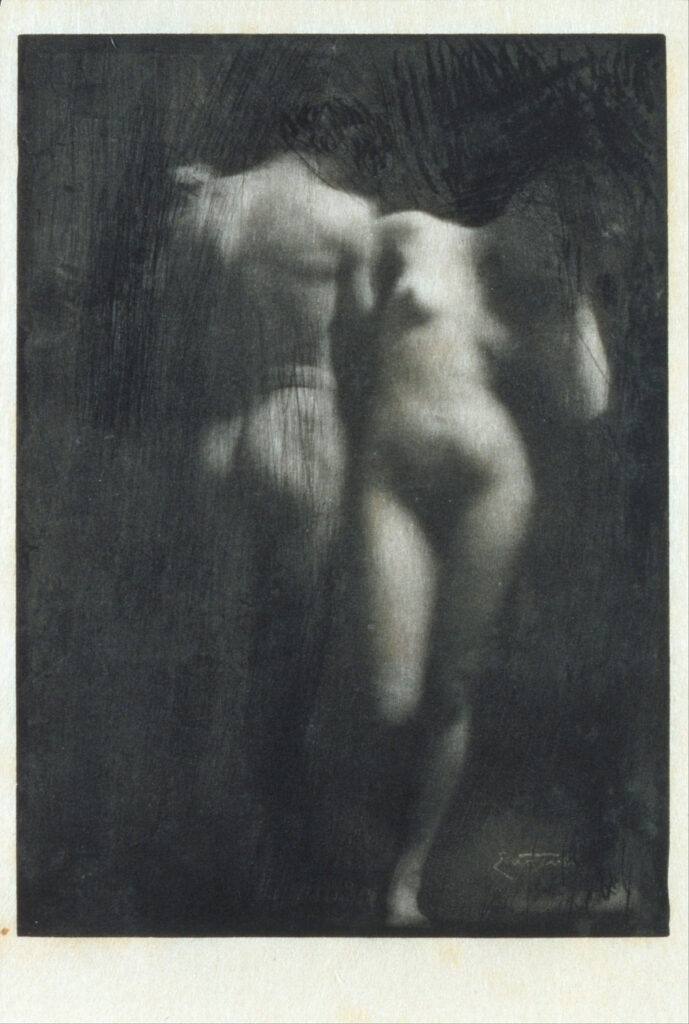 Adam and Eve van Frank Eugene uit 1898, soft-focus picturalisme in de geschiedenis van de fotografie