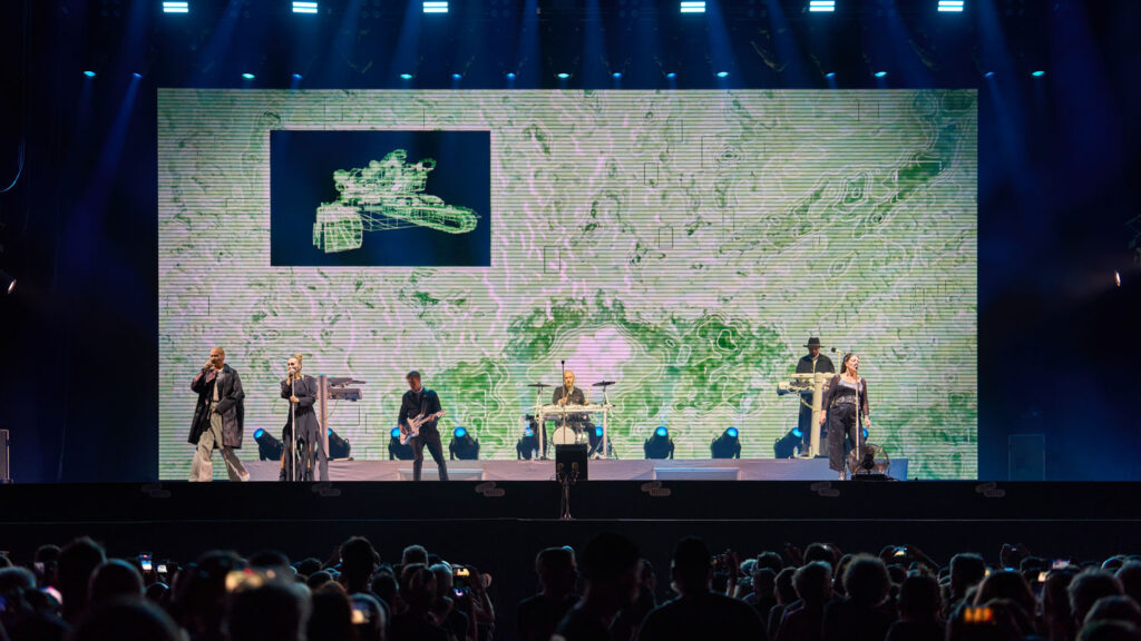 the Human League concert dynamisch bereik Sony A7R VI nabewerkt