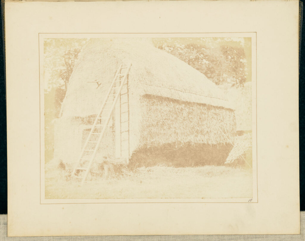 the haystack van Henry Fox Talbot uit 1844, vroeg hoogtepunt uit de geschiedenis van de fotografie