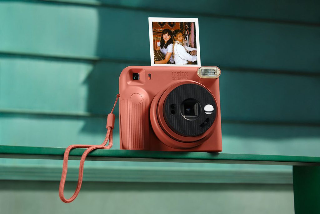 instax square 2 met foto op film