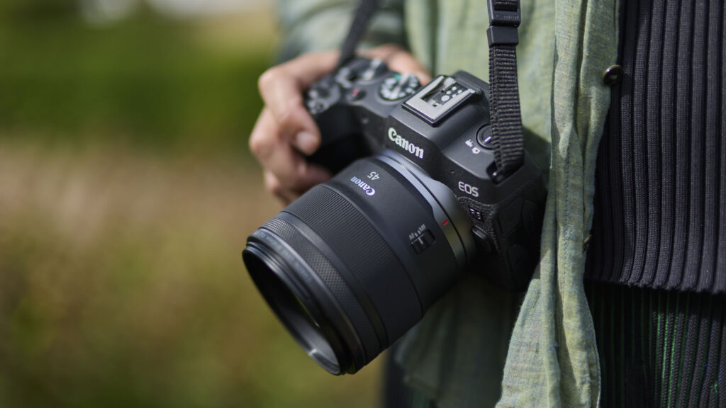 Canon lens op body