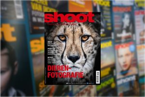 Cover Shoot 130 met portret van jachtluipaard
