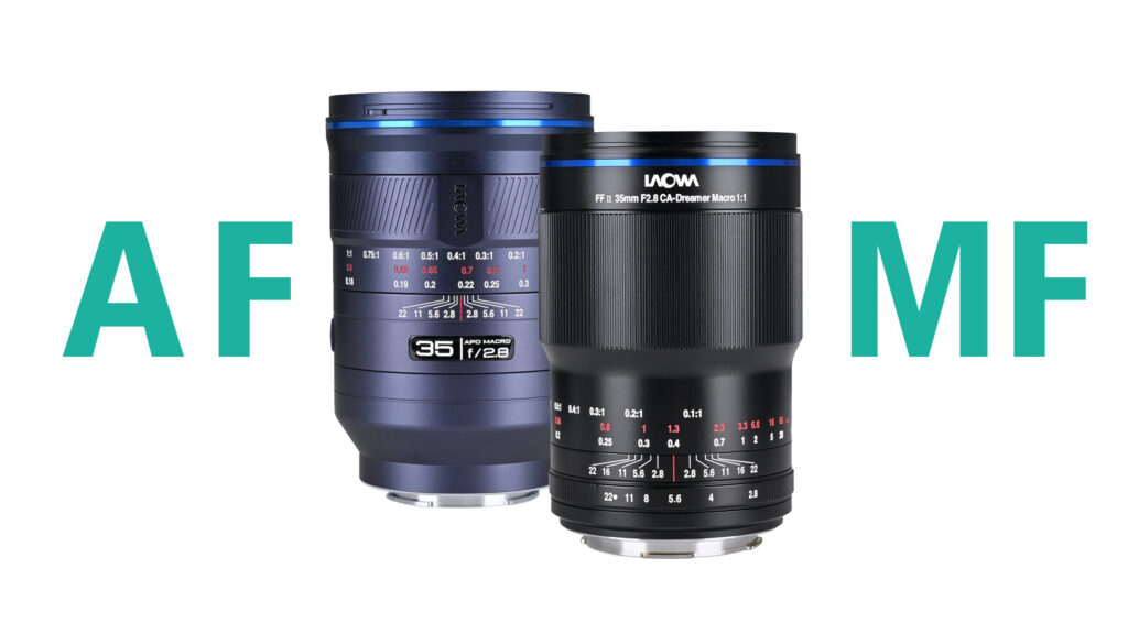 lens scherpstellen manueel auto