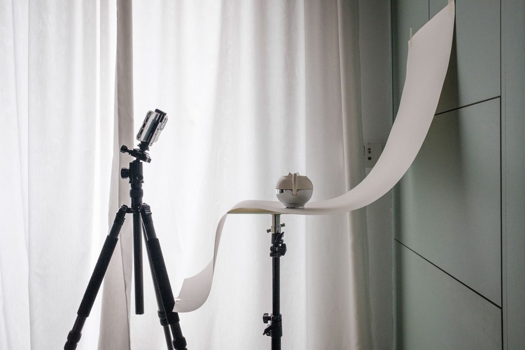 setup voor smartphone productfotografie
