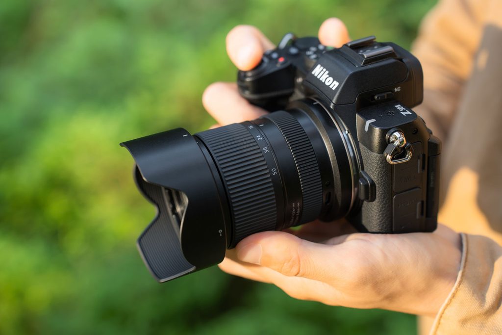 Tamron lens op Nikon camera
